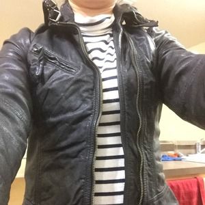 Cargo Leather Jacket