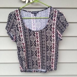 Patterned crop top