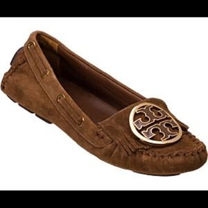 Tory Burch Alexandra suede moccasins size 11