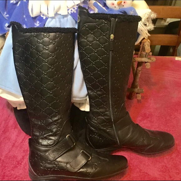 Gucci black boots