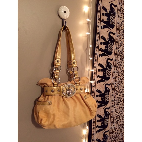 Kathy Van Zeeland Yellow Bag