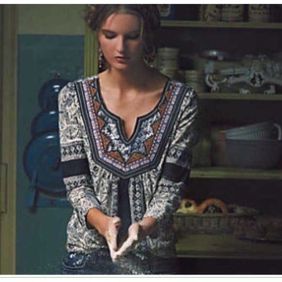 NWT ANTHROPOLOGIE Embellished Blouse