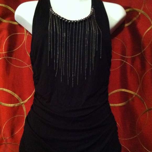 🌸Sale🌸 Black Studded/Chains Dress/Top was $22