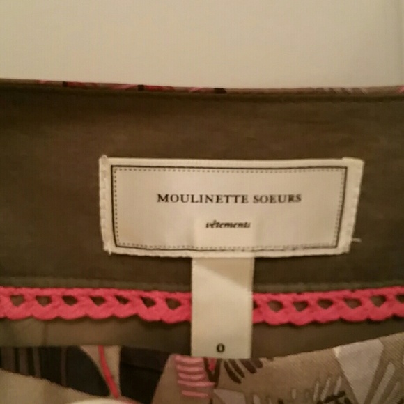 Silk anthopologie dress w pockets. Pink and grey - Picture 4 of 4