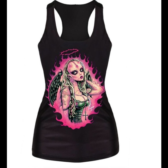 FINAL price reduction Dark angel top
