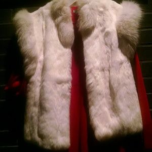 Fox/rabbit fur vest  medium (6-10)