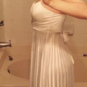 White cocktail dress
