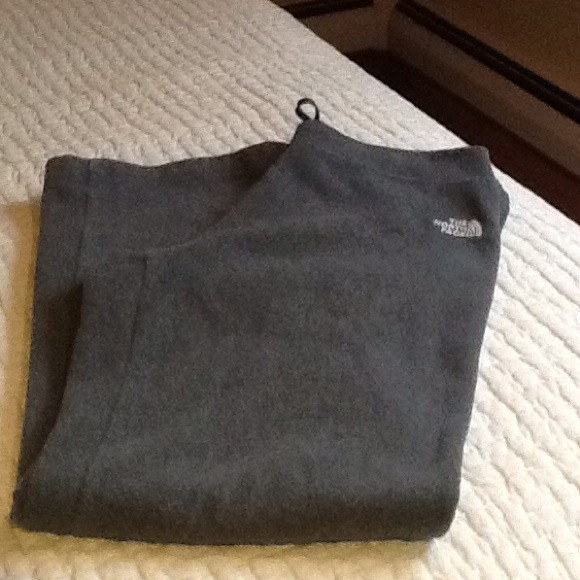 The North Face Pants - North Face gray polarfleece sweatpants