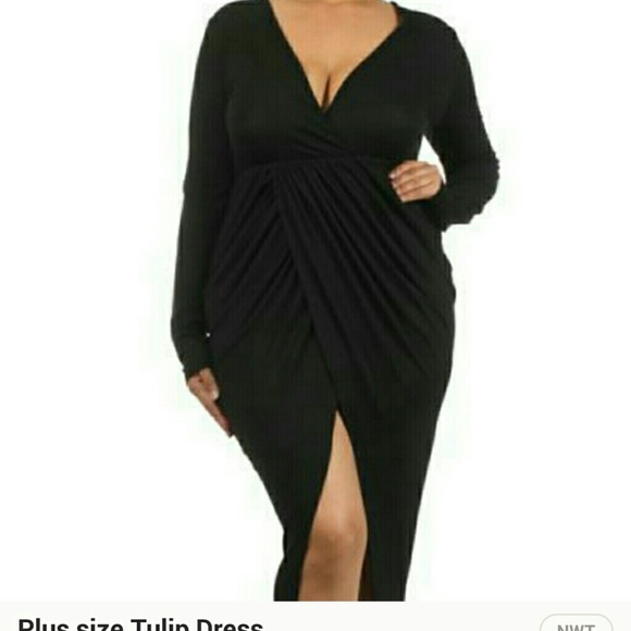 Plus tulip dress
