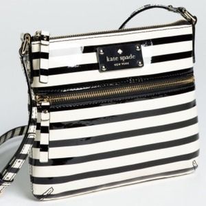 Kate Spade- Black flicker tenley patent crossbody