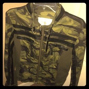Camo Leather Jacket