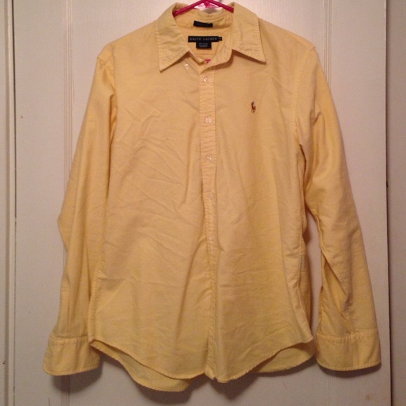 Ralph Lauren yellow button up