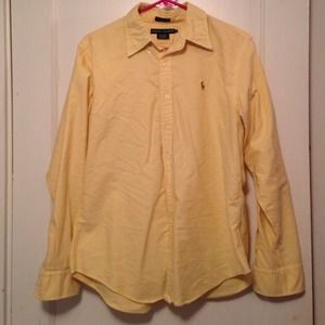 Ralph Lauren yellow button up
