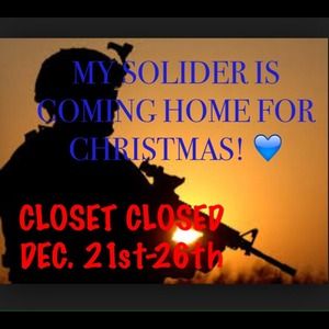Closet closed Dec.21-26th