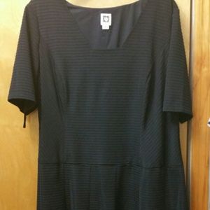 Anne Klein plus size black dress