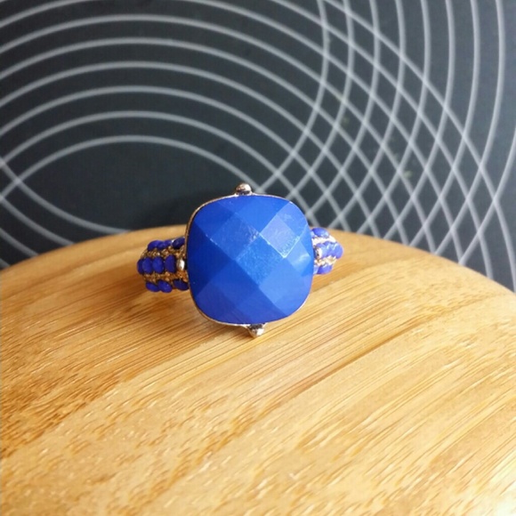 Blue Gold Ring