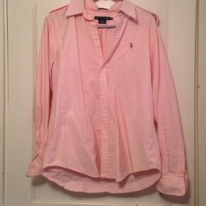 Ralph Lauren size 12 pink and white striped