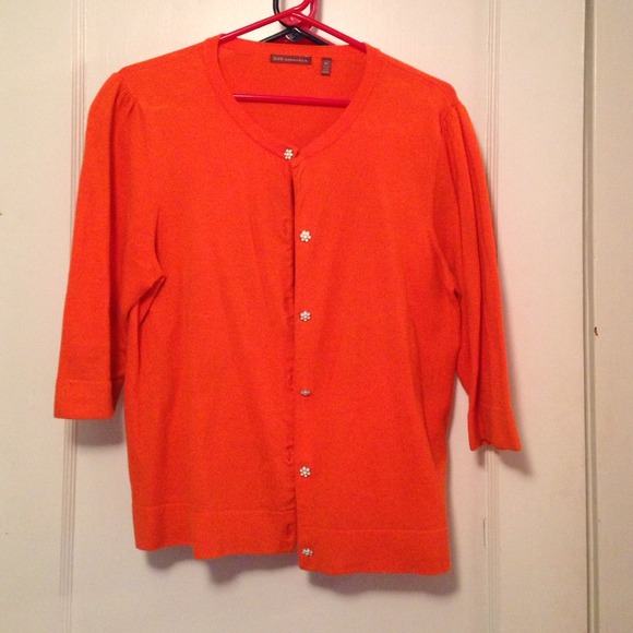 525 America orange sweater