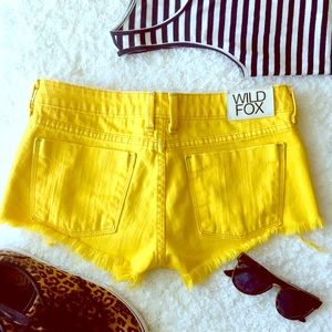 Wildfox Friday Night Denim Shorts