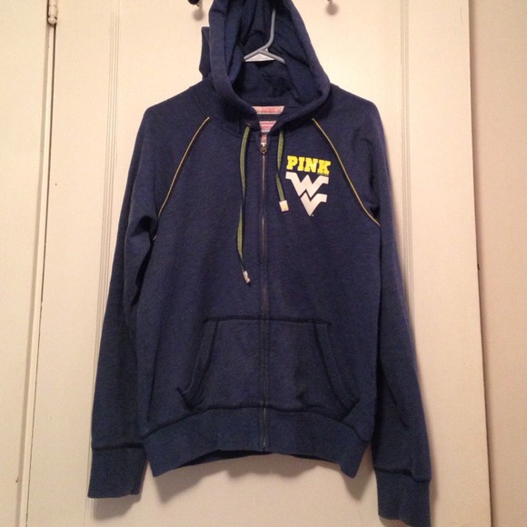 VS pink WVU hoodie