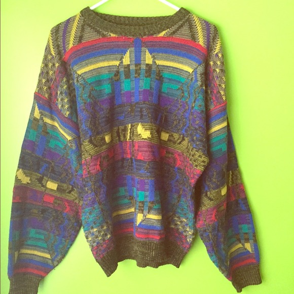 Oversized Colorful Sweater