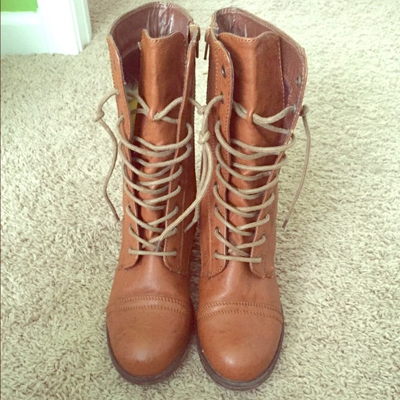 Brown Combat Boots