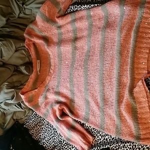 Sparkly pink sweater