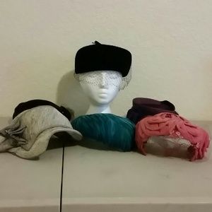 Bundle 6 Vintage Hats