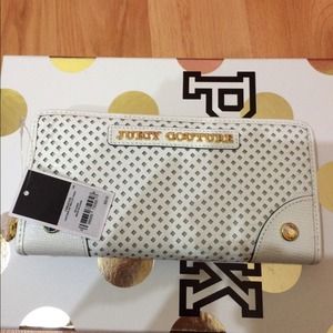Juicy couture leather zipper wallets
