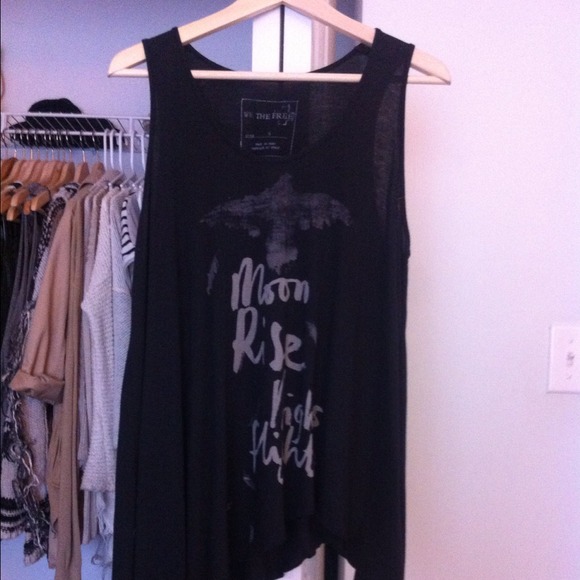 Free people asymmetrical tank