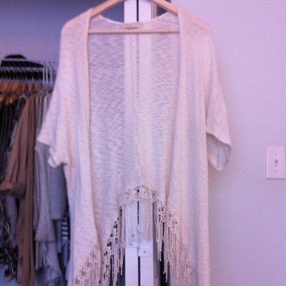 Urban outfitters fringe  cardigan