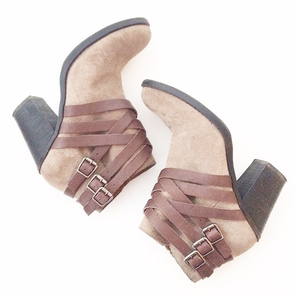 Lucky Brand Boots - Lucky Brand Suede Ankle Boots