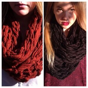 Rust Red and Black Scarf Bundle for @elyssamey