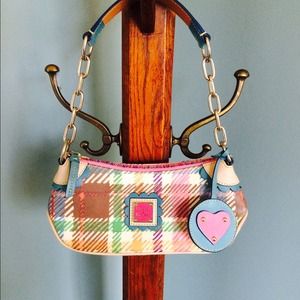 Dooney & Bourke mini zip top purse.