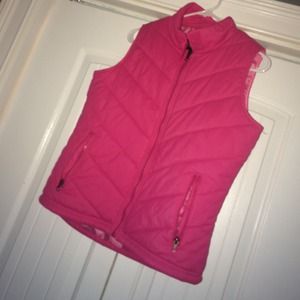 Hot pink vest