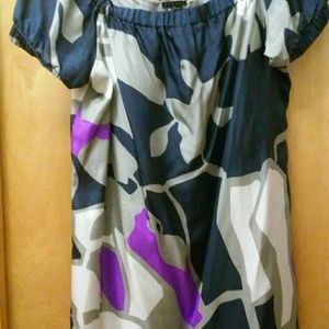 Theory short printed dress