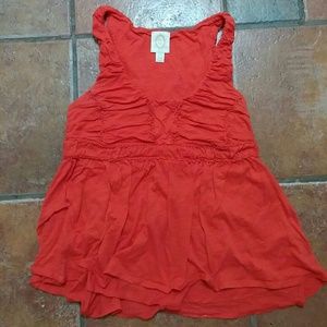 Anthropology Orange top