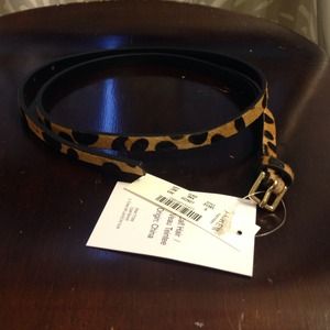 cheetah j crew belt