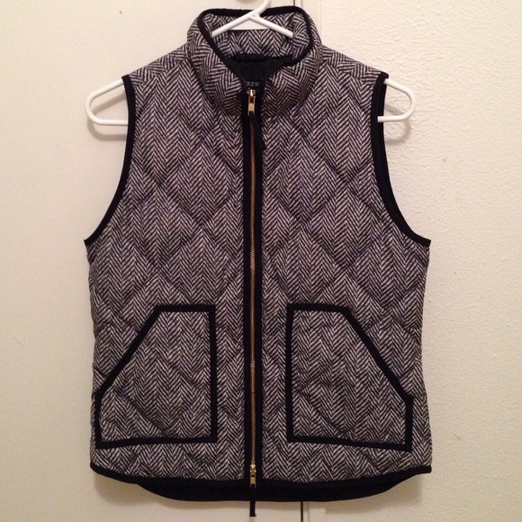 J Crew Factory Herringbone Vest