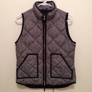 J Crew Factory Herringbone Vest