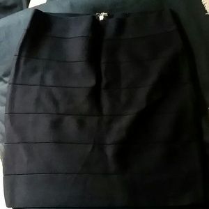 Black bebe skirt