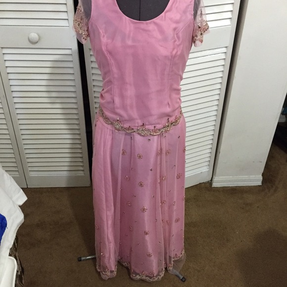 Soft pink 2 piece lengha