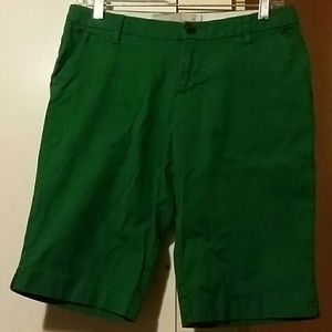Green shorts