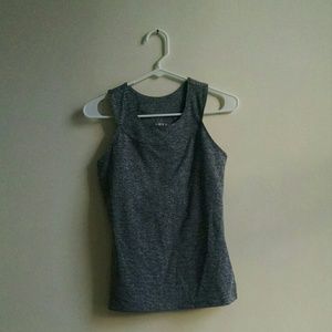 Gray workout tank