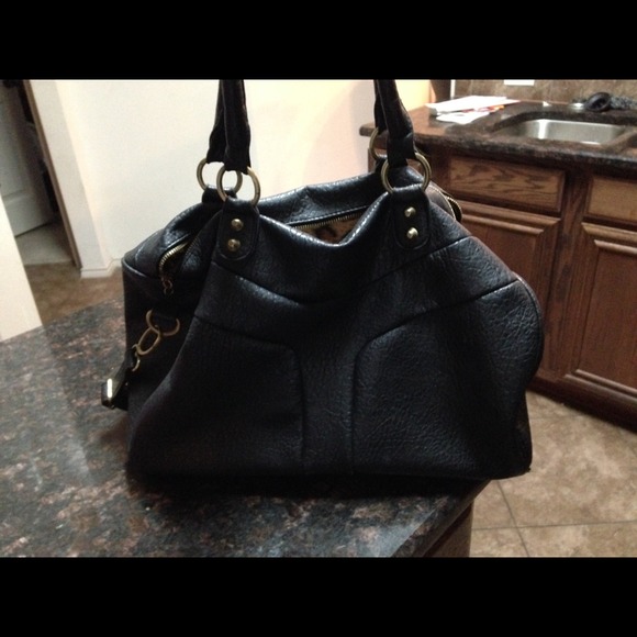 Black tote bag