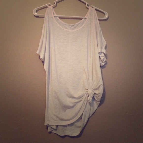 White shoulder showing shirt