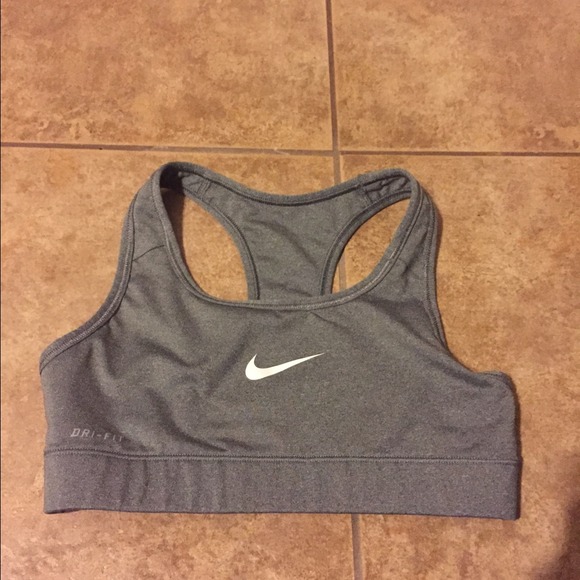 NIKE grey sports bra