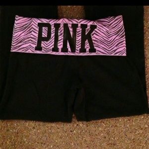 Pink victoria secret yogas