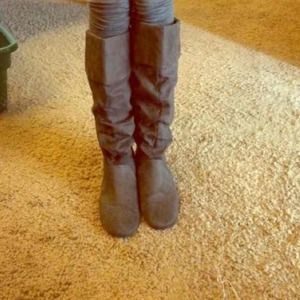 Grey Boots