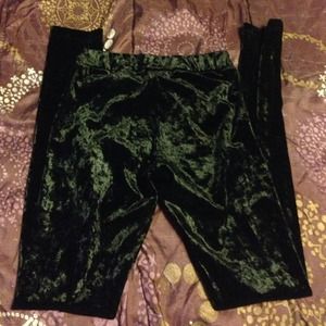 Velvet leggings H&M